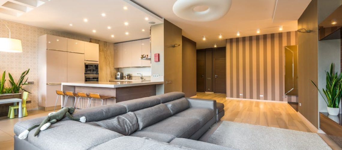 Open-concept kitchen design